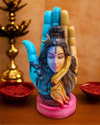 Ardhanareshwar Shiv-Parvati Idol – Multicolor Fiber Poly Resin (Premium)