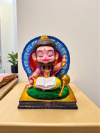 Multicolor Fiber Poly Resin Premium Hanuman Idol