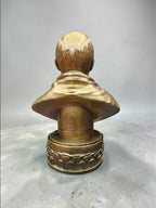 Sardar Vallabhbhai Patel Bust Statue Iron Man Of India Golden Finish Resin Idol