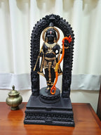 Black Fiber Poly Resin Premium Ram Lalla Idol