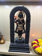Black Fiber Poly Resin Premium Ram Lalla Idol