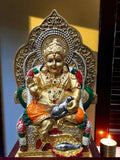 Multicolor Fiber Poly Resin Premium Kuber Idol