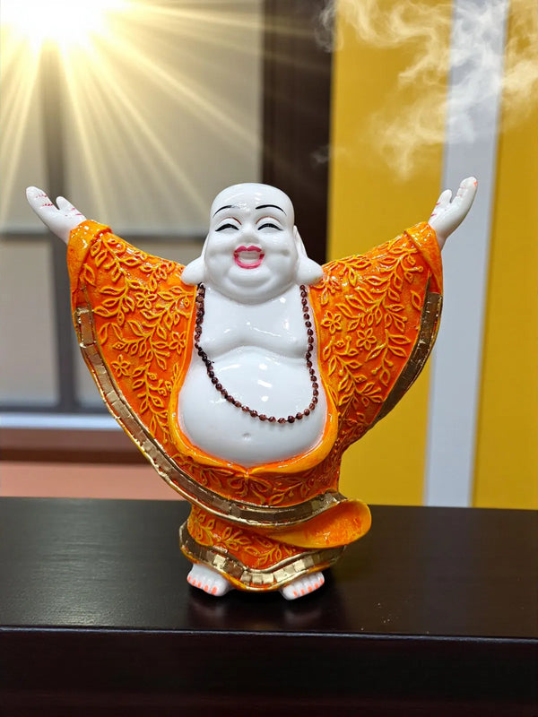 Pink Fiber Poly Resin Premium Happy Men Statue