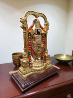 Golden Fiber Poly Resin Premium Balaji Idol