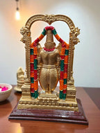 Golden Fiber Poly Resin Premium Balaji Idol
