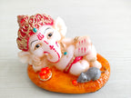 Multicolor Fiber Poly Resin Premium Ganesha Idol