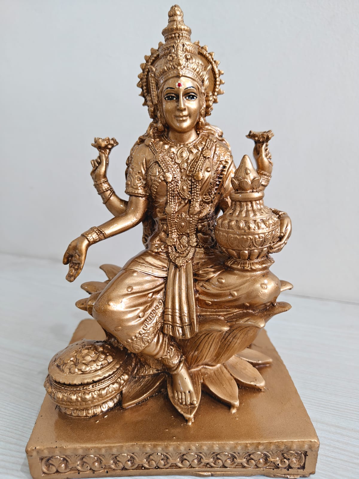 Zap Impex Brass Lakshmi Idol