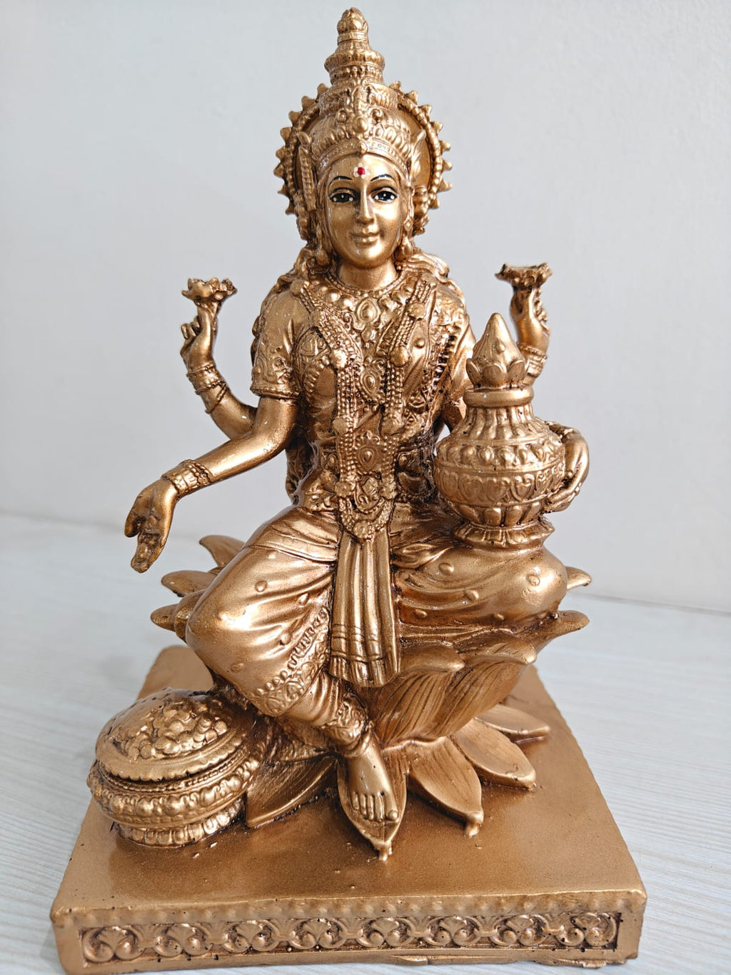 Zap Impex Brass Lakshmi Idol