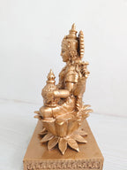 Zap Impex Brass Lakshmi Idol