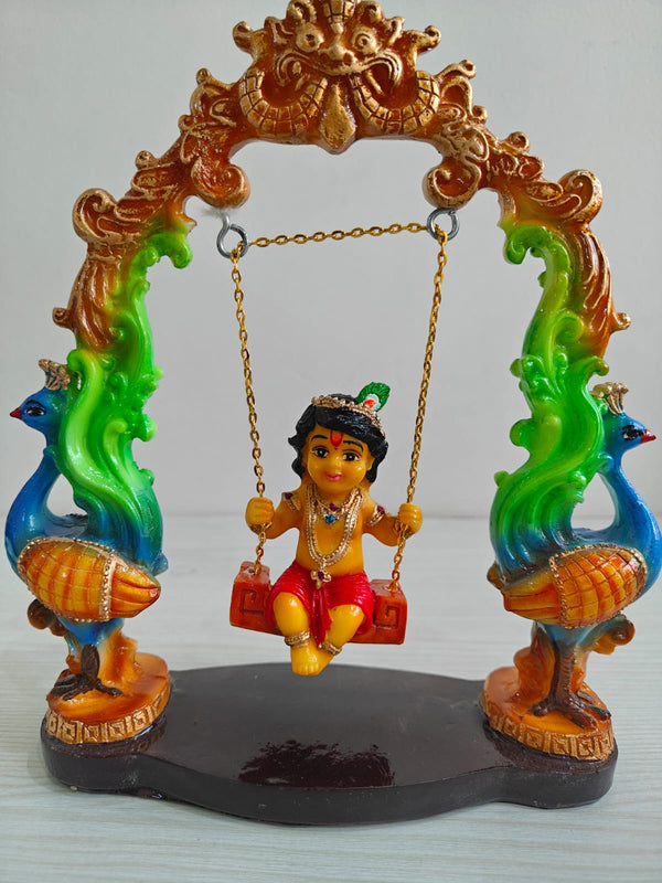 A Charming style decorative krishna jhula