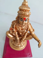 Brass Lord Ayyappa Swamy Ayyappan Statue