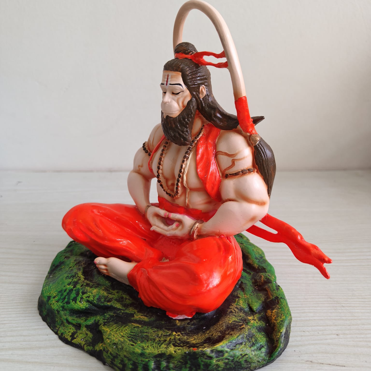 Meditating Lord Hanuman Idol