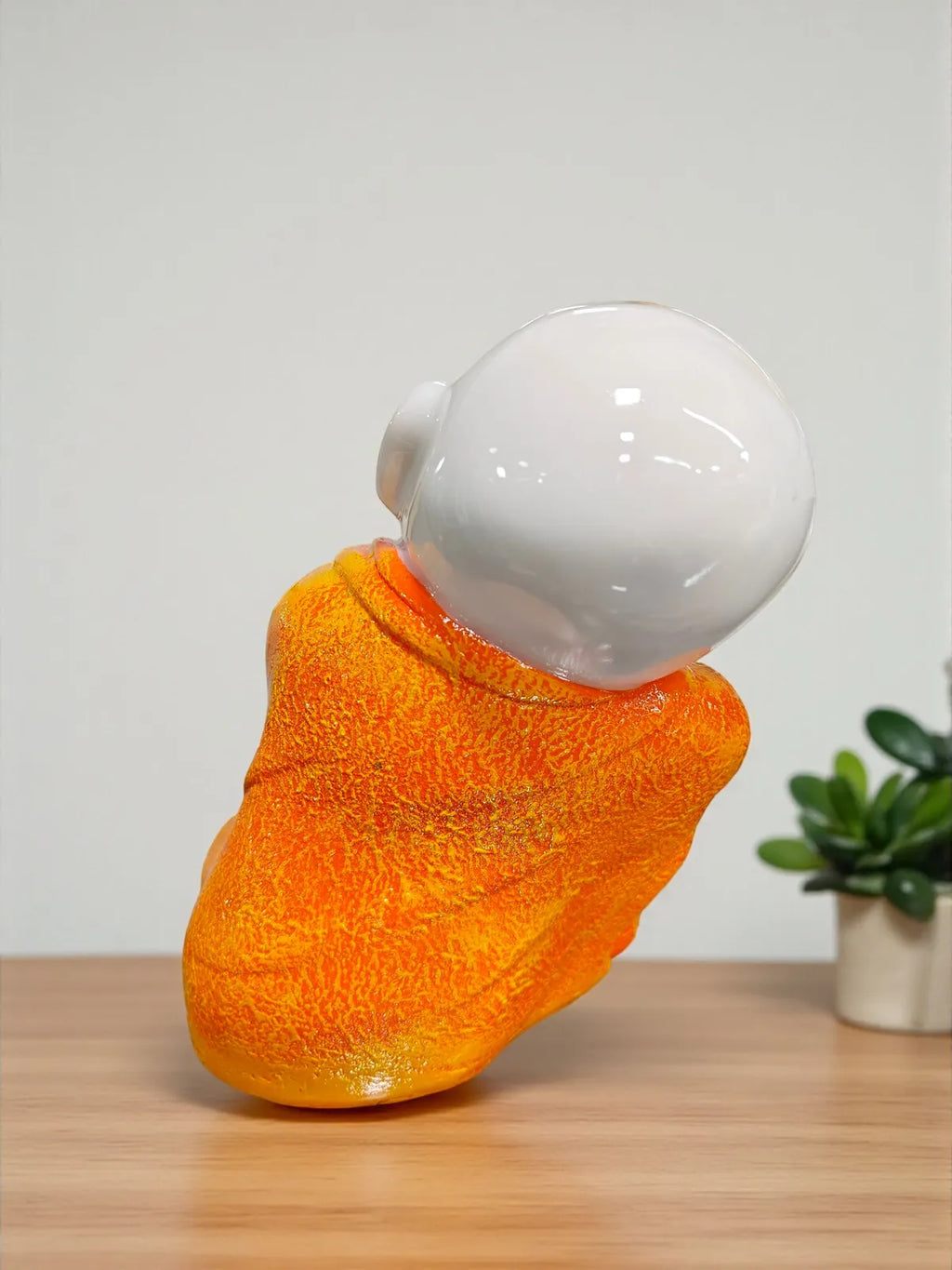 Blue Fiber Poly Resin Premium Monk Idol