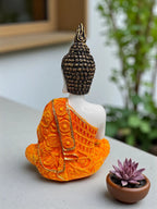 Pink Fiber Poly Resin Premium Buddha Idol