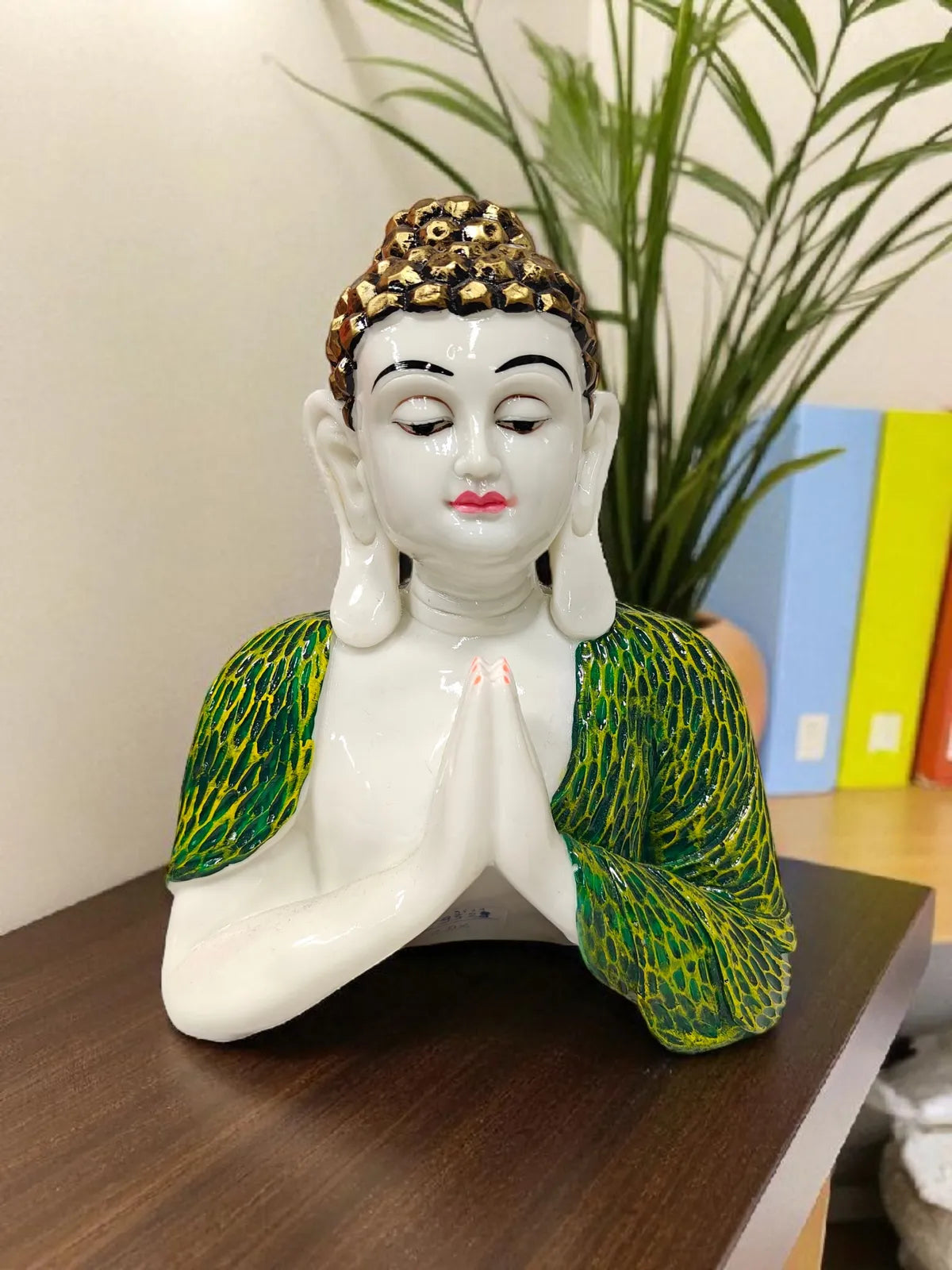Fiber Poly Resin Premium NAMSKAR Buddha Idol