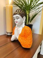 Fiber Poly Resin Premium NAMSKAR Buddha Idol
