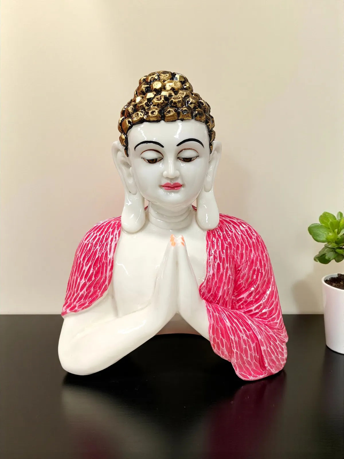 Fiber Poly Resin Premium NAMSKAR Buddha Idol