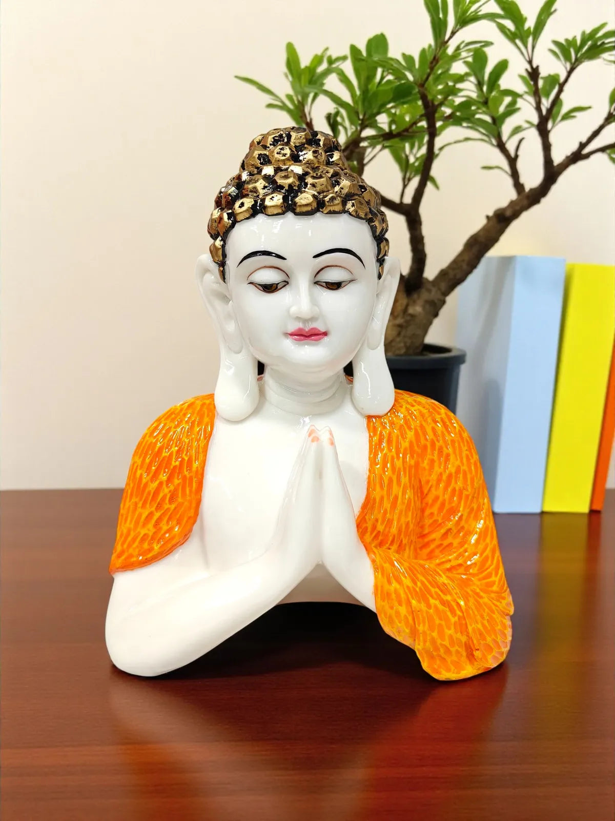Fiber Poly Resin Premium NAMSKAR Buddha Idol