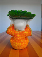 Fiber Poly Resin Premium Monk Idol