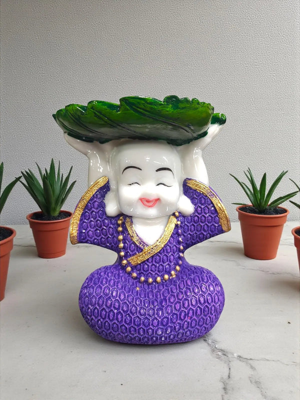 Fiber Poly Resin Premium Monk Idol